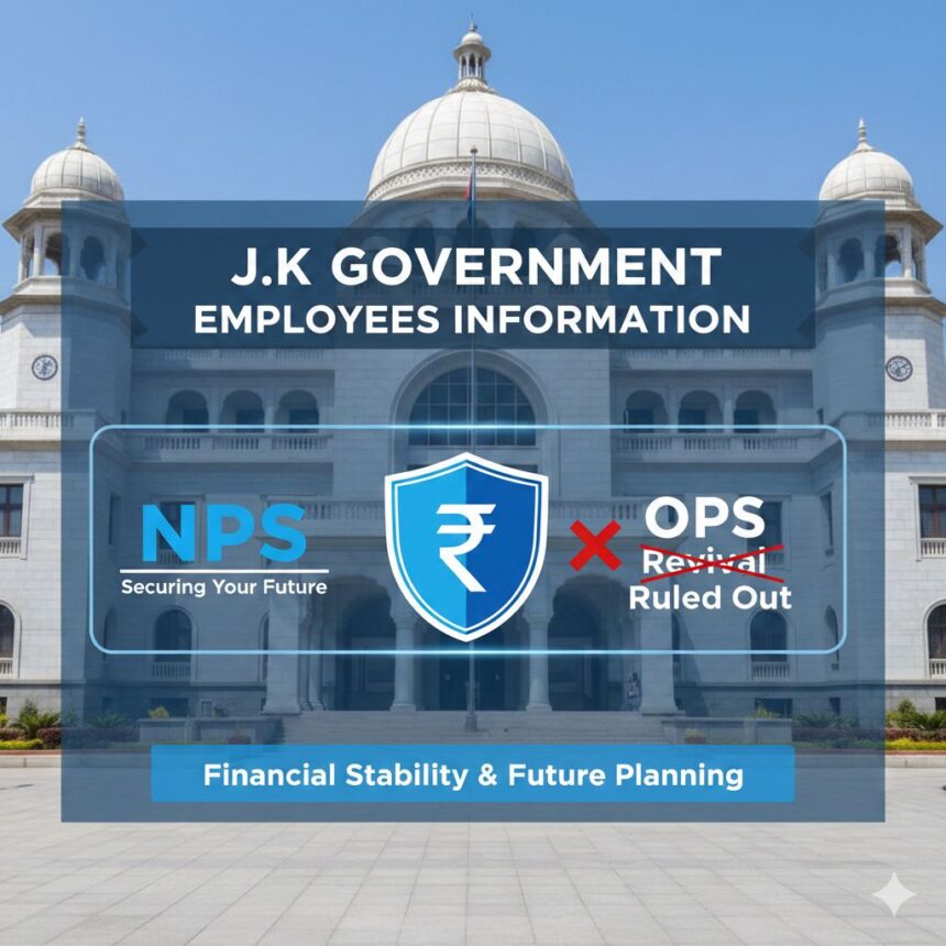 J&K employees to stay under NPS, OPS revival ruled out