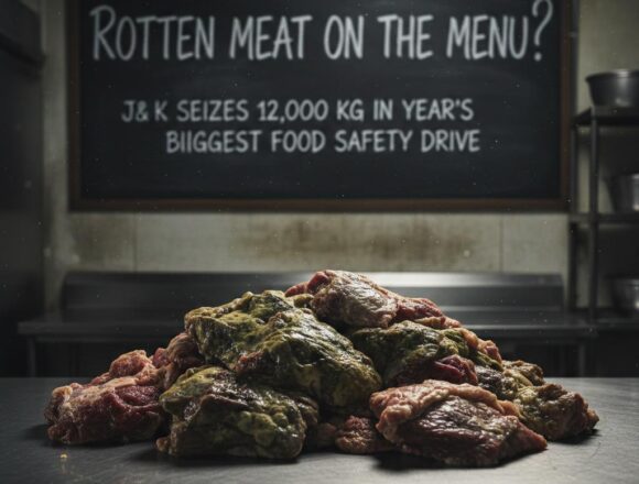 Rotten meat on the Menu? J&K seizes 12,000 Kg in year’s biggest food safety drive