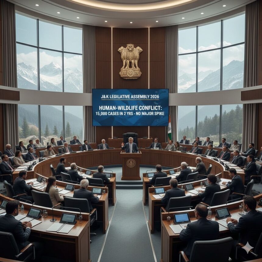 s_639069113201953130_9b5db4fb-5858-4a1c-aff3-20d07fd0a990 J&K Legislative Assembly 2026: Over 15,000 human-wildlife conflict cases in 2 years, no major spike: J&K Govt