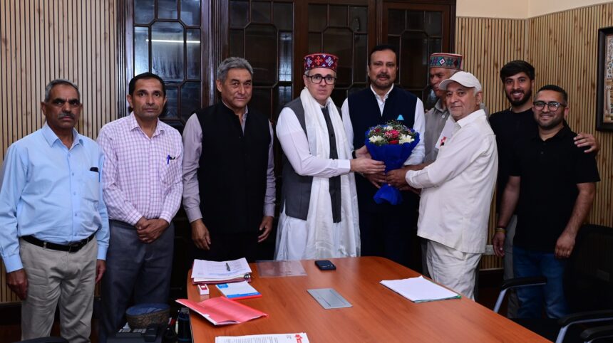 CM Omar Abdullah interacts with delegations; development and community issues discussed