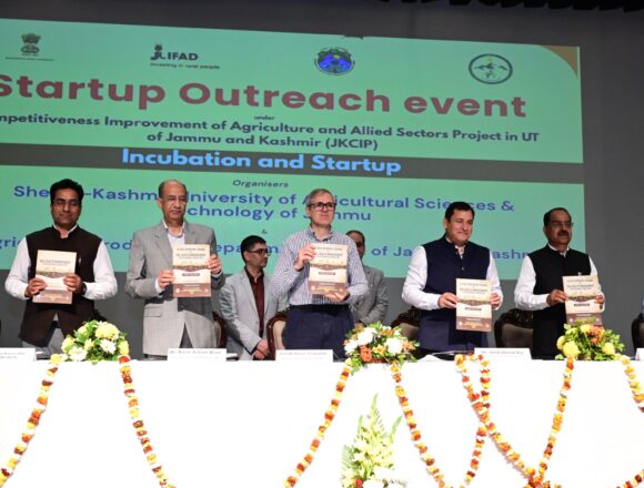 Agriculture holds immense potential for new startups, value-addition & entrepreneurship in J&K: CM Omar Abdullah