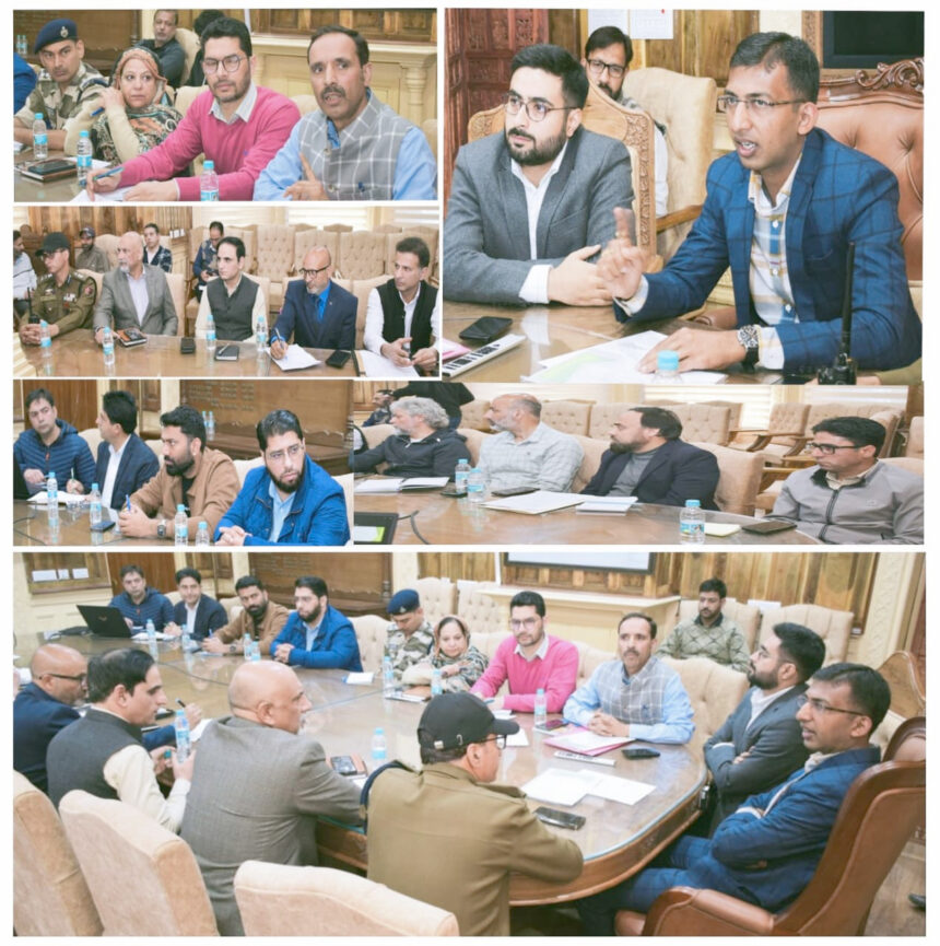 Div Com Kashmir reviews preparations for Chintan Shivir in Srinagar