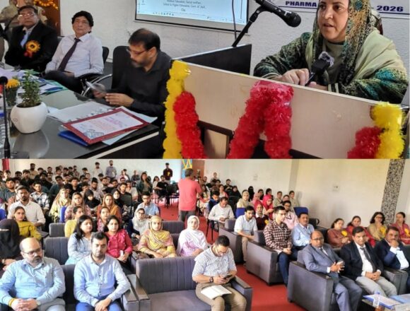 Pharmacists, Paramedics vital for strengthening healthcare delivery across J&K: Sakeena Itoo