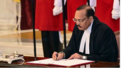 CJI Surya Kant gets traditional welcome in Ladakh