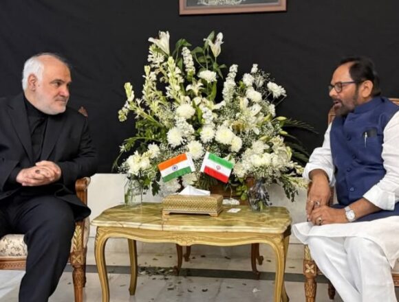 Naqvi Becomes First BJP Leader to Offer Condolences Over Khamenei’s Death