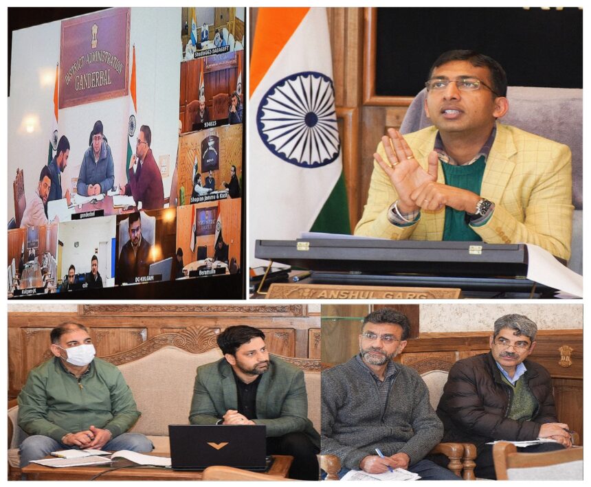 Div Com reviews progress of digitization of Jamabandis, backlog mutations across Kashmir Division