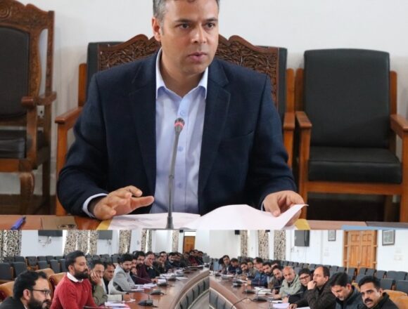 DC Anantnag reviews progress of Land Record Digitization