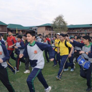 1400 Students Participate in TBMS Cross Country Run in Srinagar
