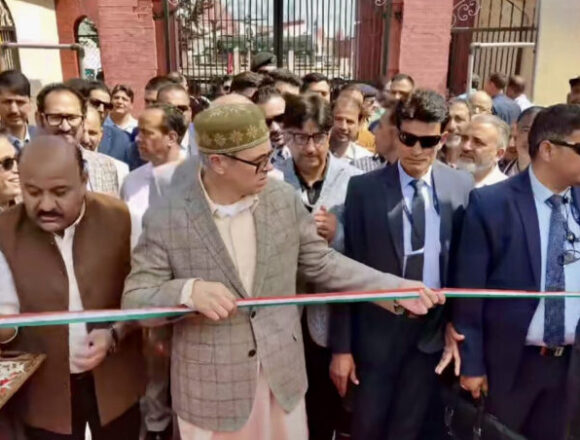 Omar Refuses To Cut Inaugural Ribbon In Tricolour Stripes, Asks Organisers To Keep It With Respect