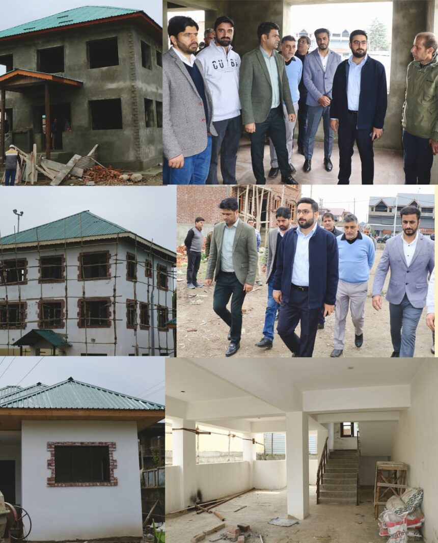 DC Srinagar conducts onsite inspection of new Revenue Complexes for SDM East, Tehsil Office Khanyar, Tehsil Office Eidgah