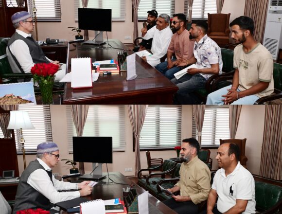 Legislators, deputations call on CM Omar Abdullah; raise key developmental, relief concerns