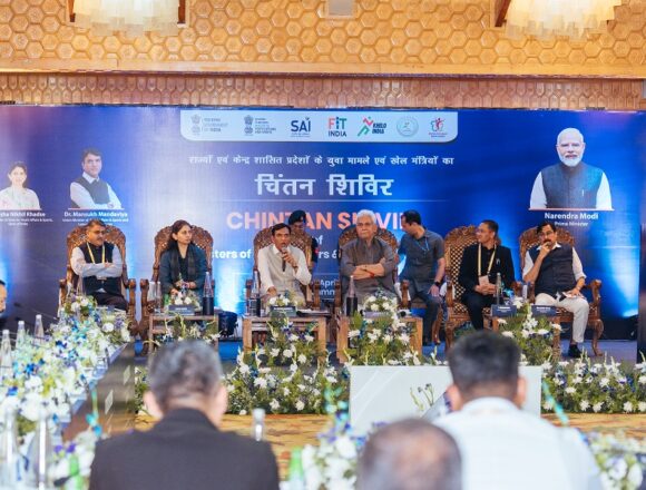Union Sports Minister Dr. Mansukh Mandaviya chairs Chintan Shivir of Ministers of Youth Affairs & Sports in Srinagar