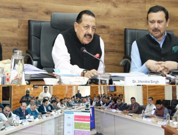 Dr. Jitendra Singh chairs DISHA meeting; reviews development projects, pushes for timely execution
