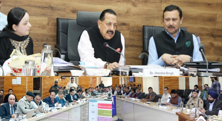 Dr. Jitendra Singh chairs DISHA meeting; reviews development projects, pushes for timely execution