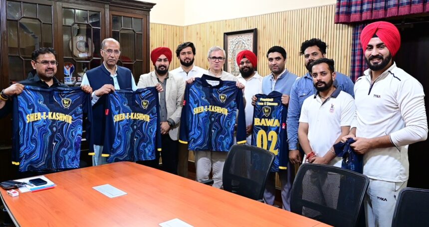 CM Omar Abdullah unveils Sher-i-Kashmir Cricket Club jersey, releases wildlife publication