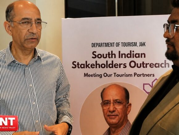 J&K Pushes Film Revival: Advisor Nasir Sogami Meets Chiranjeevi in Hyderabad