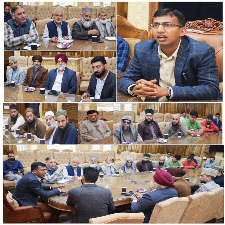 Div Com Meets Religious Leaders, Invites for Participation in Nasha Mukht J&K Padyatra