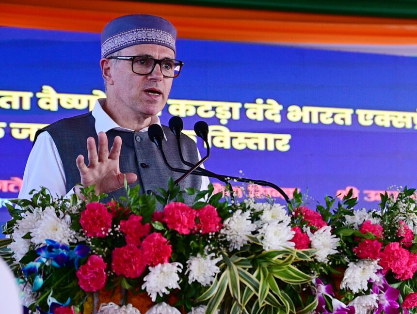 CM Omar Abdullah hails Jammu-Srinagar rail link as transformative for economy, mobility and trade; calls for inland dry port to boost exports