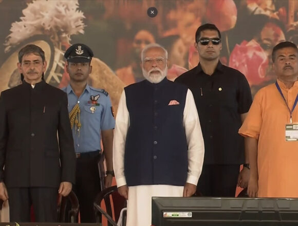Suvendu Adhikari Takes Oath As First BJP CM Of West Bengal; PM Modi, Amit Shah Grace Swearing-In Ceremony