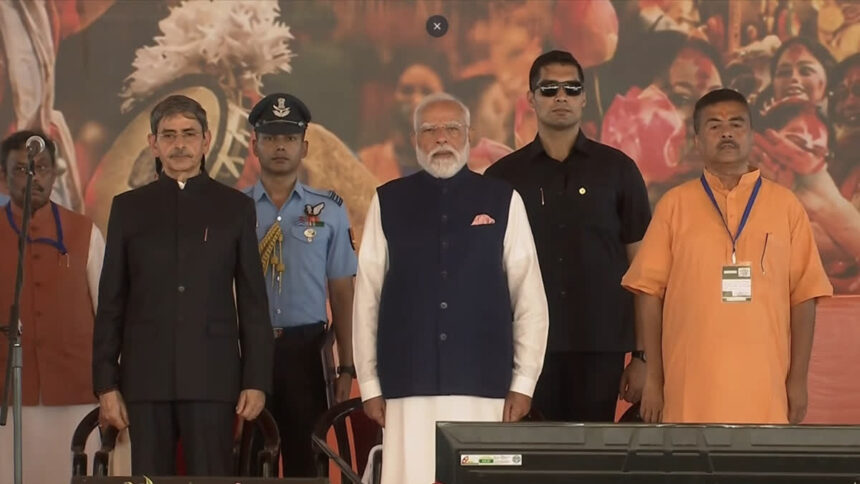 Suvendu Adhikari Takes Oath As First BJP CM Of West Bengal; PM Modi, Amit Shah Grace Swearing-In Ceremony