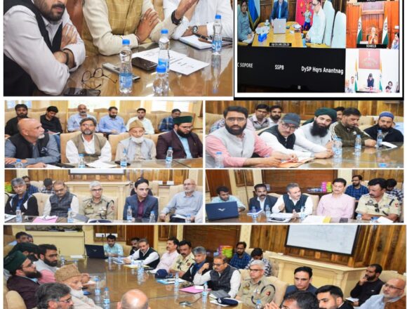 Divisional Commissioner Kashmir reviews Eid-ul-Adha arrangements