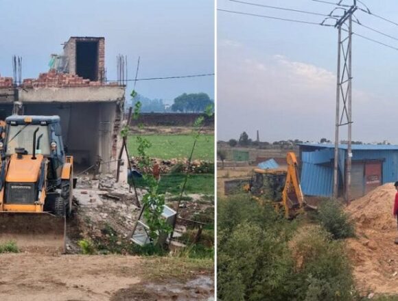 JDA demolished over 15 illegal structures along Ring Road corridor in Jammu